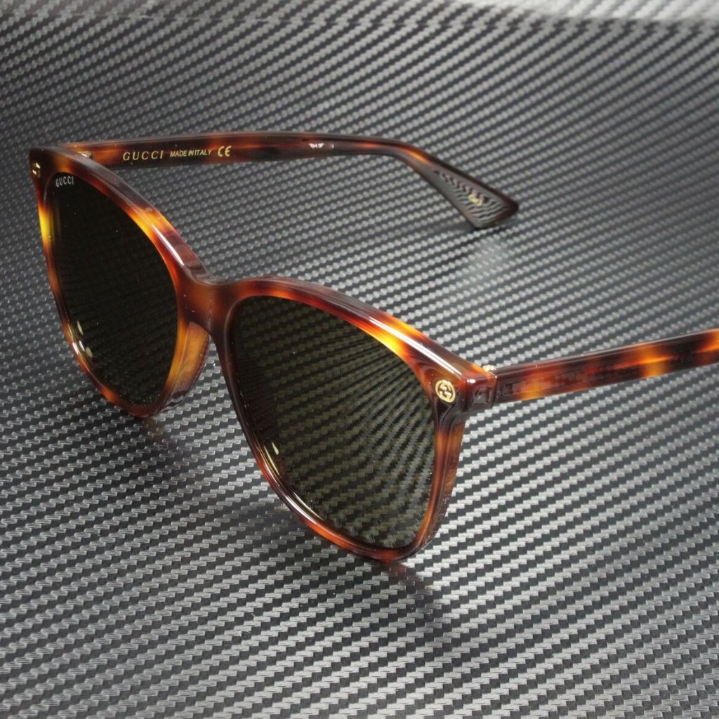 Gucci Round Havana 58mm Sunglasses New With Box